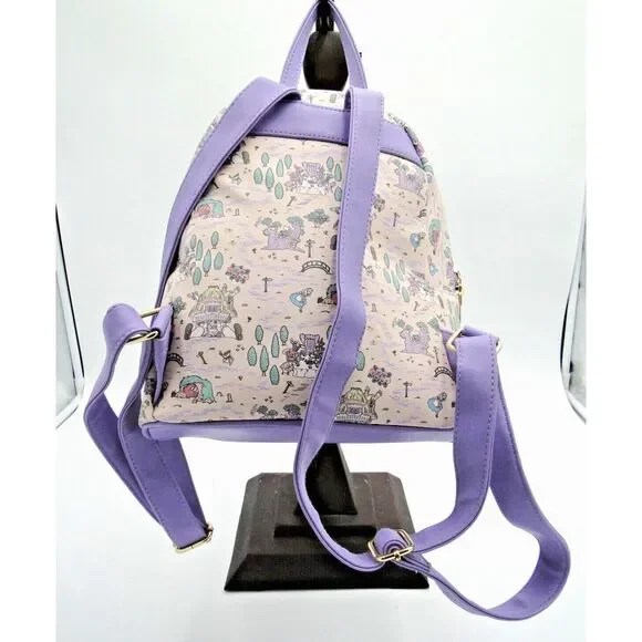 Loungefly Disney Alice In Wonderland 70th anniversary Map Mini pastel Backpack - Picture 3 of 6